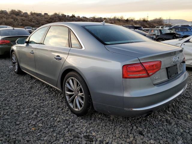 WAURVAFD1BN005686 - 2011 AUDI A8 L QUATTRO SILVER photo 2