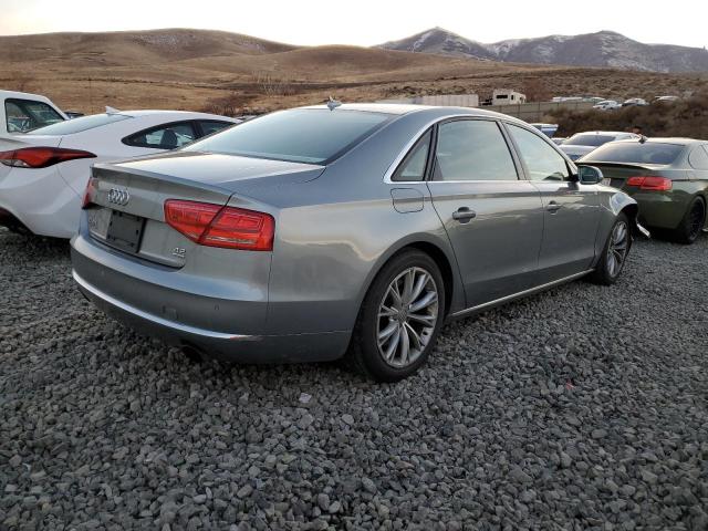 WAURVAFD1BN005686 - 2011 AUDI A8 L QUATTRO SILVER photo 3