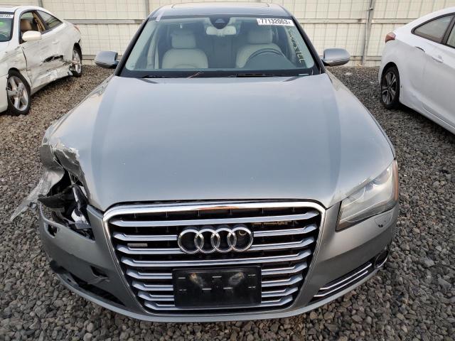 WAURVAFD1BN005686 - 2011 AUDI A8 L QUATTRO SILVER photo 5