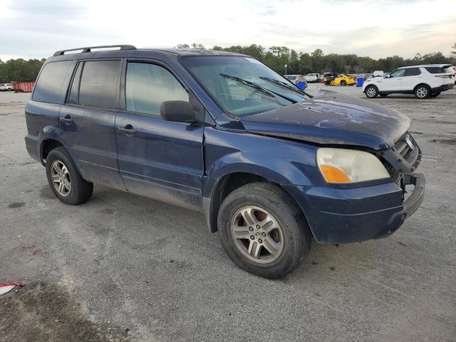 2HKYF18474H523054 - 2004 HONDA PILOT EX BLUE photo 4