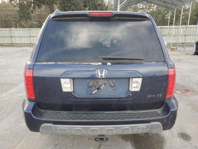 2HKYF18474H523054 - 2004 HONDA PILOT EX BLUE photo 6