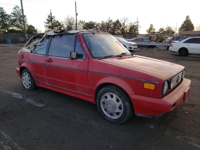 WVWCB5151NK000664 - 1992 VOLKSWAGEN CABRIOLET RED photo 4