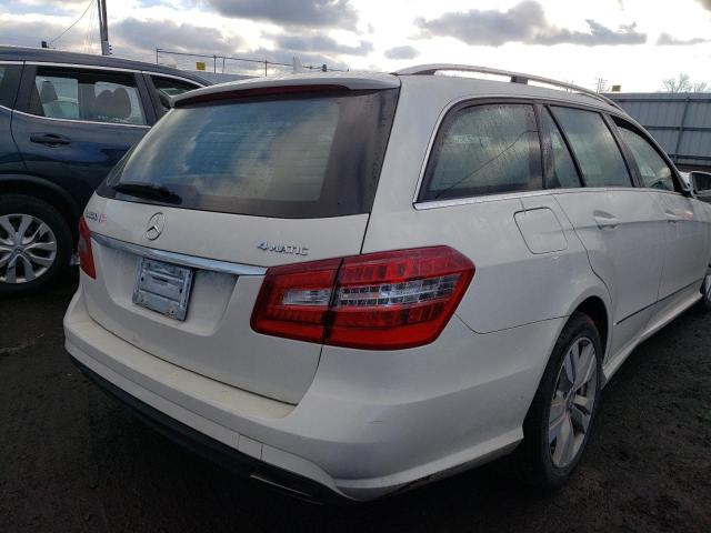 WDDHH8HB8BA446593 - 2011 MERCEDES-BENZ E 350 4MATIC WAGON WHITE photo 3