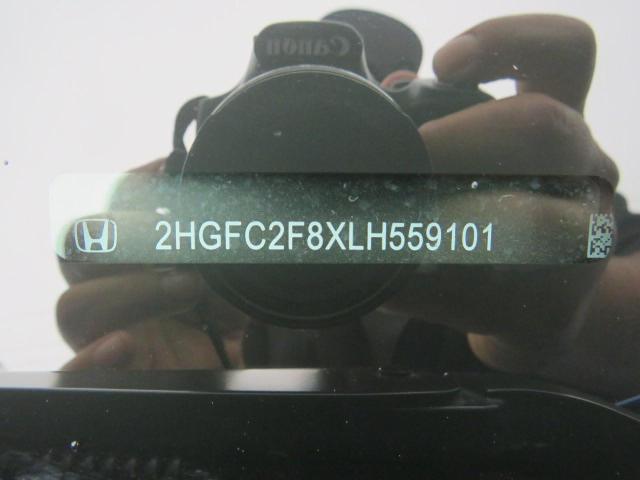 2HGFC2F8XLH559101 - 2020 HONDA CIVIC SPORT 蓝色 照片 10