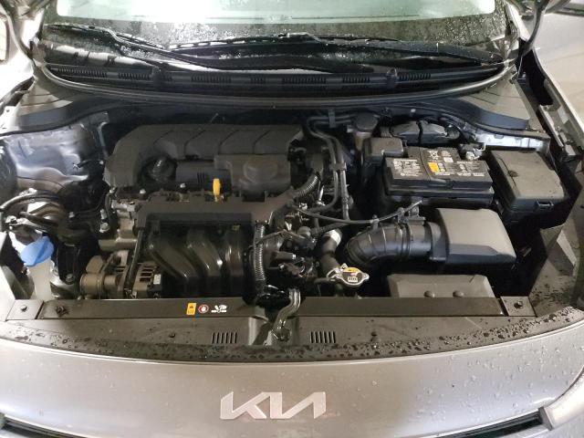 3KPA24AD3PE568154 - 2023 KIA RIO LX GRAY photo 11