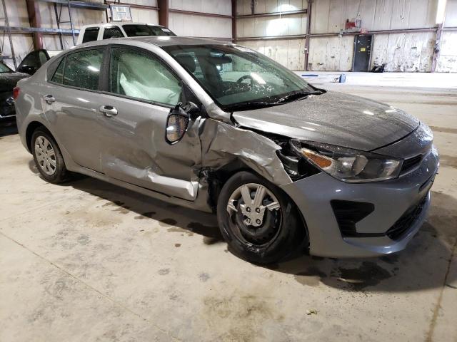 3KPA24AD3PE568154 - 2023 KIA RIO LX GRAY photo 4