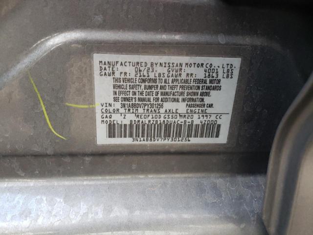 3N1AB8DV7PY301256 - 2023 NISSAN SENTRA SR CHARCOAL photo 12