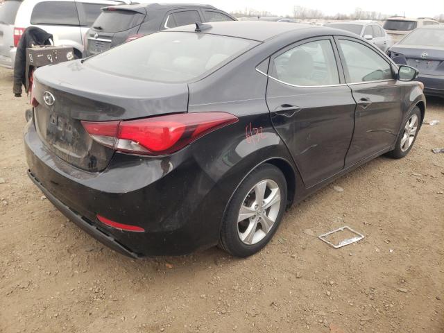 5NPDH4AEXGH756394 - 2016 HYUNDAI ELANTRA SE BLACK photo 3