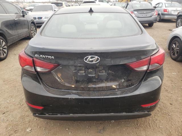 5NPDH4AEXGH756394 - 2016 HYUNDAI ELANTRA SE BLACK photo 6