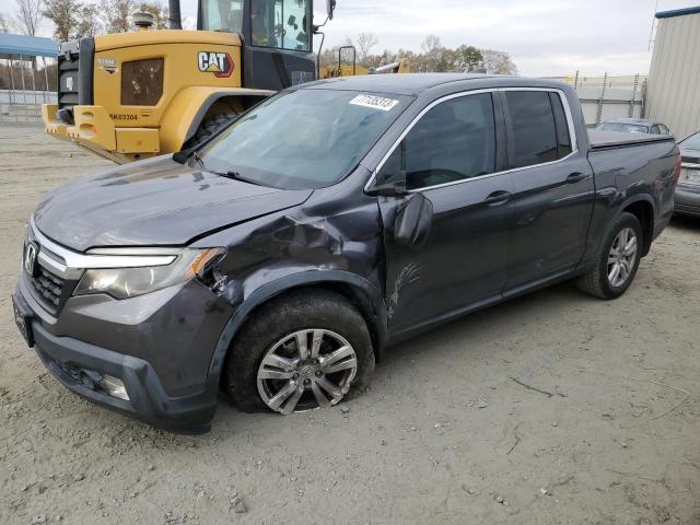 5FPYK2F24HB007359 - 2017 HONDA RIDGELINE RT GRAY photo 1