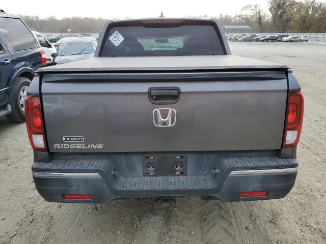 5FPYK2F24HB007359 - 2017 HONDA RIDGELINE RT GRAY photo 6