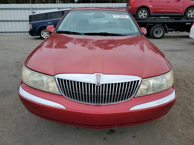 1LNFM97V4WY614981 - 1998 LINCOLN CONTINENTA RED photo 5