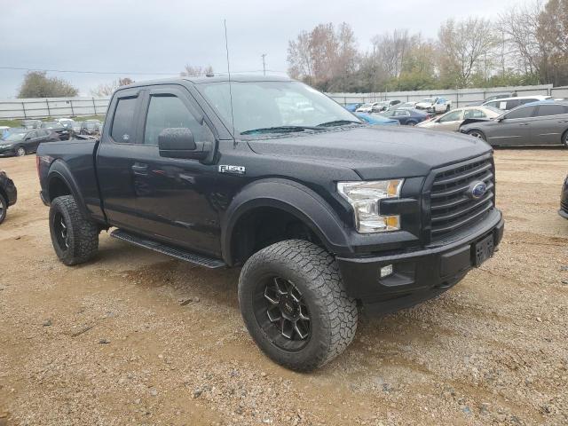 1FTFX1EF6HFB00069 - 2017 FORD F150 SUPER CAB BLACK photo 4