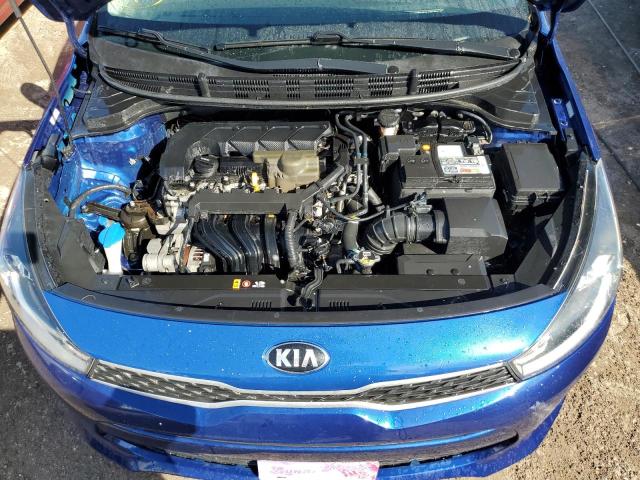 3KPA24AD1LE284466 - 2020 KIA RIO LX BLUE photo 11