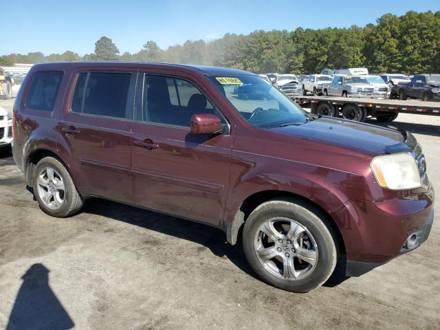 5FNYF3H69CB012407 - 2012 HONDA PILOT EXL MAROON photo 4