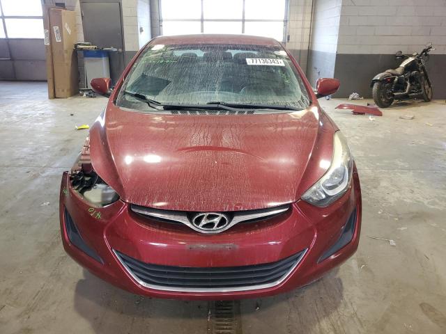 5NPDH4AE5FH563875 - 2015 HYUNDAI ELANTRA SE RED photo 5