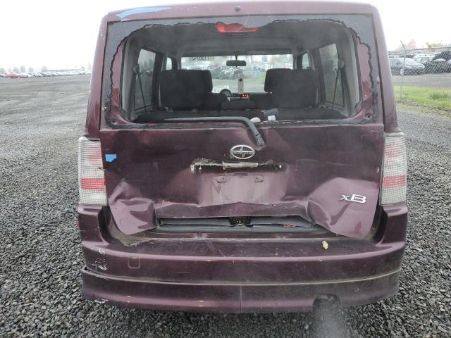 JTLKT324664033771 - 2006 TOYOTA SCION XB BURGUNDY photo 6