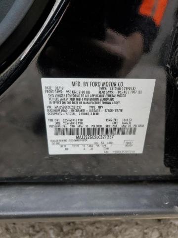 MAJ3S2GE5LC321237 - 2020 FORD ECOSPORT SE Siyah fotoğraf 13