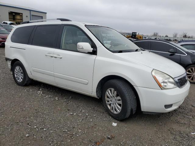 KNDMG4C7XC6443481 - 2012 KIA SEDONA LX WHITE photo 4