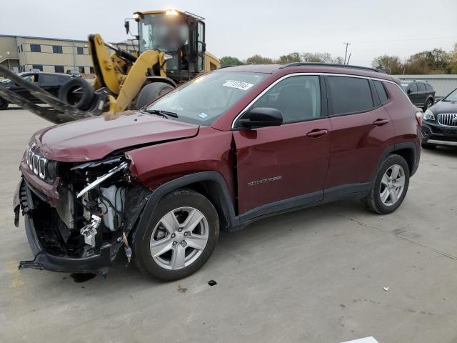 3C4NJCBB6NT218103 - 2022 JEEP COMPASS LATITUDE BURGUNDY photo 1