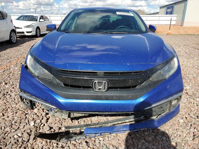 19XFC1F37LE019813 - 2020 HONDA CIVIC EX BLUE photo 5