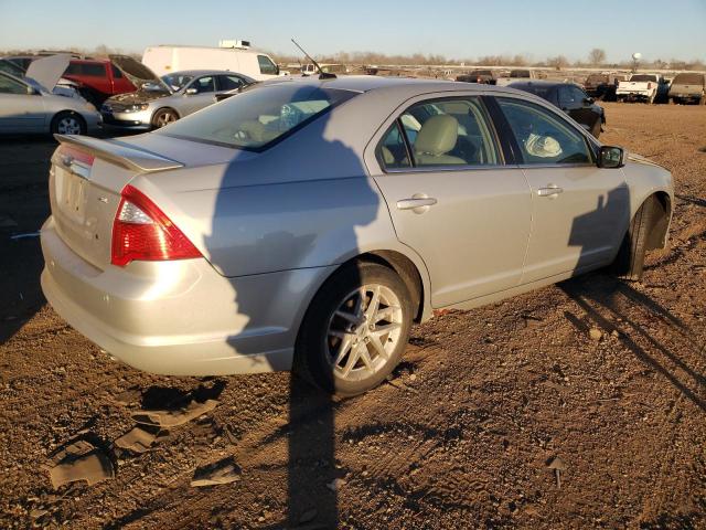 3FAHP0JA0AR243952 - 2010 FORD FUSION SEL SILVER photo 3