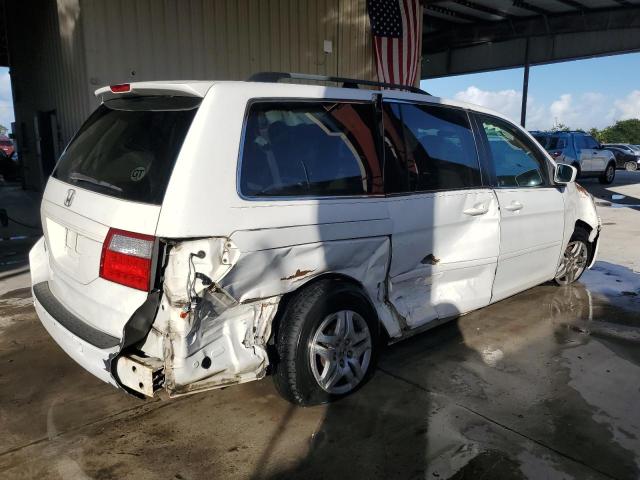 5FNRL38477B112877 - 2007 HONDA ODYSSEY EX WHITE photo 3