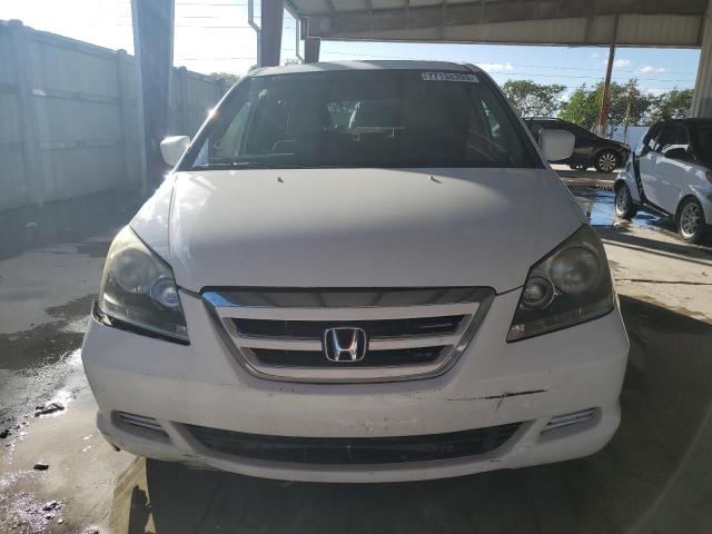 5FNRL38477B112877 - 2007 HONDA ODYSSEY EX WHITE photo 5