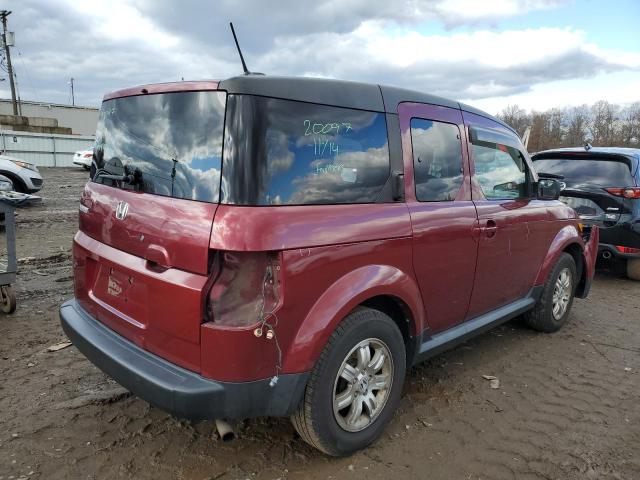 5J6YH28728L013362 - 2008 HONDA ELEMENT EX BURGUNDY photo 3