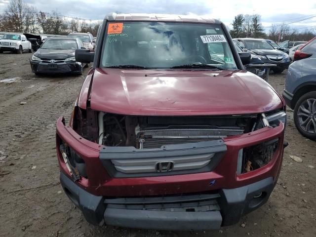 5J6YH28728L013362 - 2008 HONDA ELEMENT EX BURGUNDY photo 5