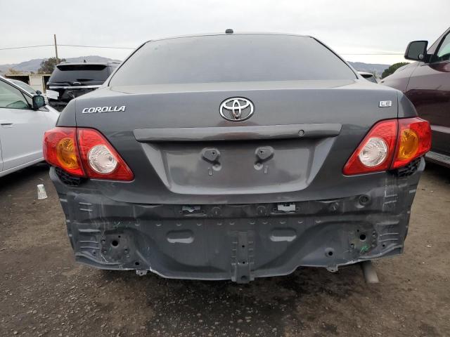 1NXBU4EE8AZ262797 - 2010 TOYOTA COROLLA CR BASE CHARCOAL photo 6