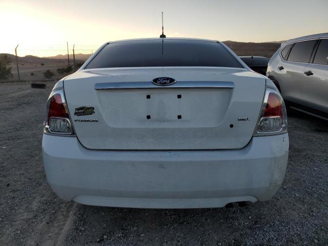 3FAHP08Z27R142030 - 2007 FORD FUSION SEL WHITE photo 6