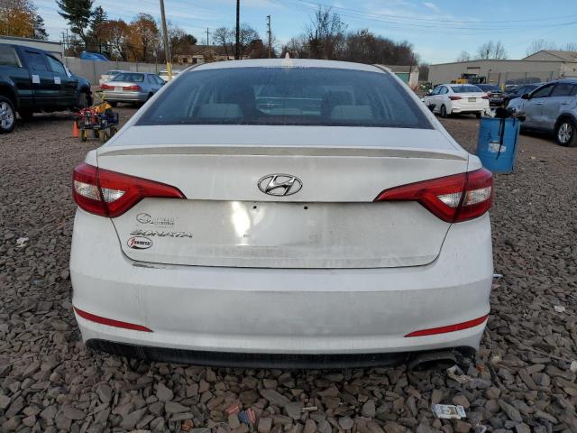 5NPE24AF4HH549046 - 2017 HYUNDAI SONATA SE WHITE photo 6