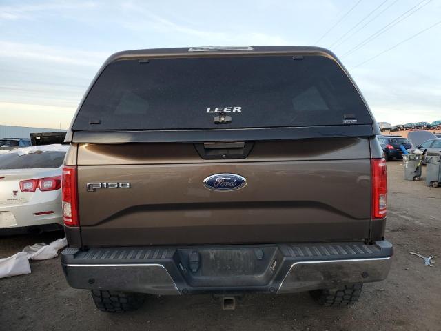 1FTFW1EG0FKE76668 - 2015 FORD F150 SUPERCREW BROWN photo 6