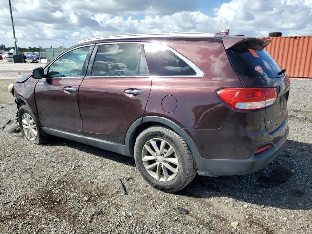 5XYPG4A33GG025747 - 2016 KIA SORENTO LX RED photo 2