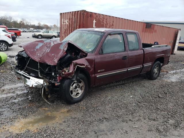 2GCEC19VX21419465 - 2002 CHEVROLET SILVERADO C1500 BURGUNDY photo 1