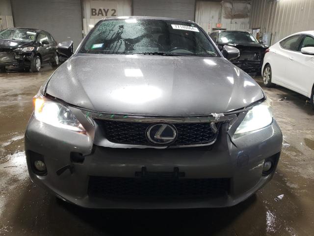 JTHKD5BH6C2054696 - 2012 LEXUS CT 200 GRAY photo 5