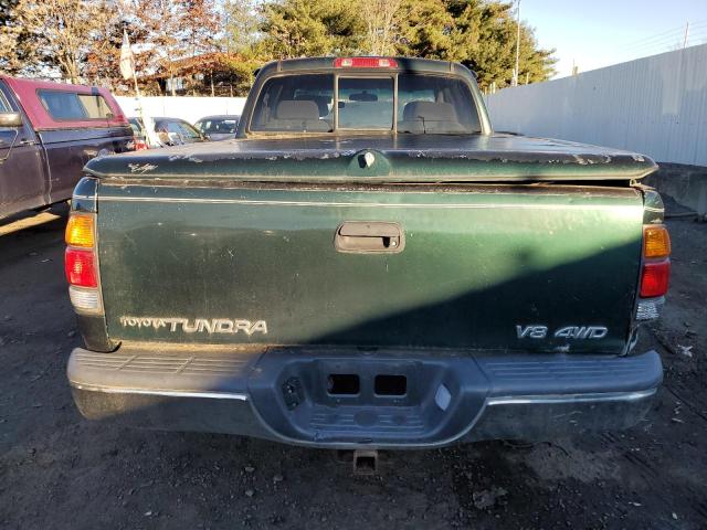 5TBBT4413YS001512 - 2000 TOYOTA TUNDRA ACCESS CAB GREEN photo 6