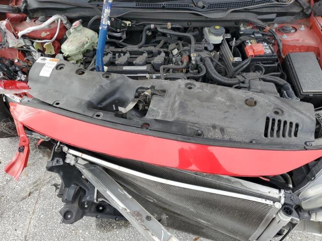 2HGFC3B35GH354159 - 2016 HONDA CIVIC EX RED photo 11