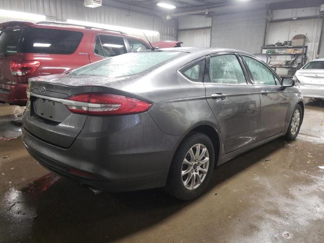 3FA6P0G7XHR301174 - 2017 FORD FUSION S GRAY photo 3