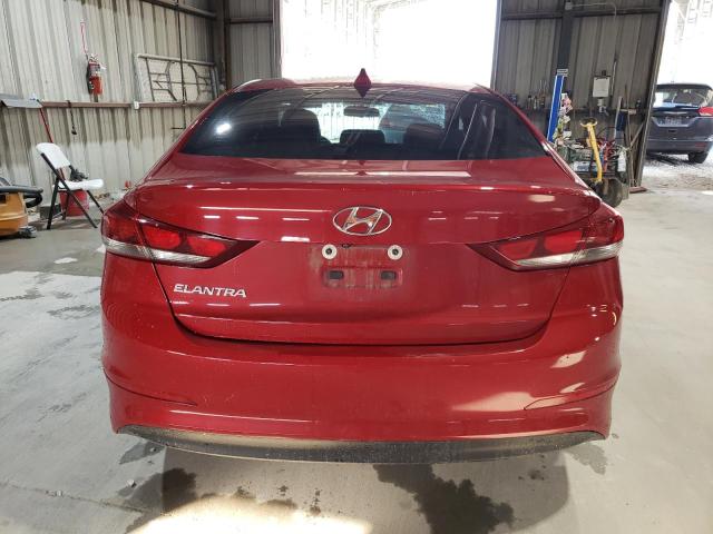 KMHD84LF9HU141294 - 2017 HYUNDAI ELANTRA SE BURGUNDY photo 6