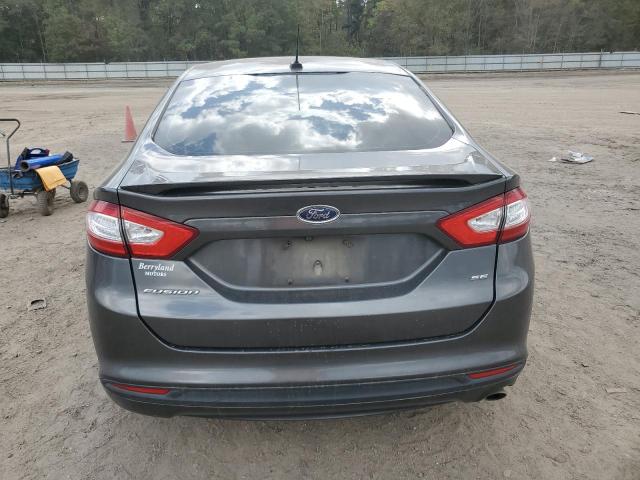 3FA6P0H73GR208218 - 2016 FORD FUSION SE GRAY photo 6