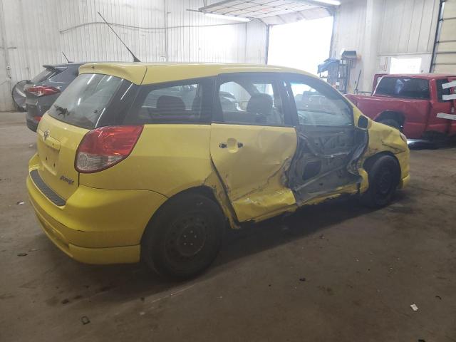 2T1KR32E44C176926 - 2004 TOYOTA COROLLA MA XR YELLOW photo 3