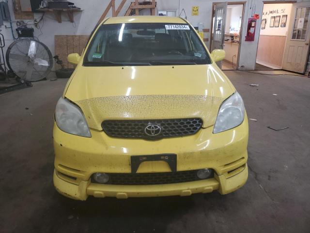 2T1KR32E44C176926 - 2004 TOYOTA COROLLA MA XR YELLOW photo 5