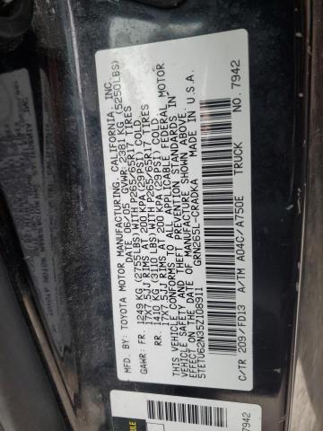 5TETU62N35Z108911 - 2005 TOYOTA TACOMA PRERUNNER ACCESS CAB BLACK photo 12