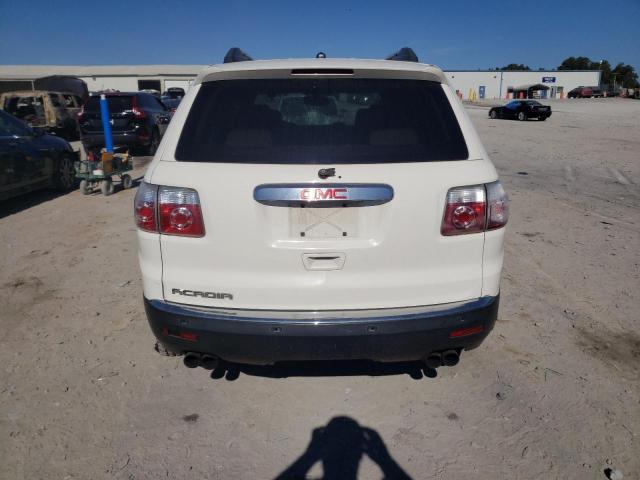 1GKKRRED3CJ103642 - 2012 GMC ACADIA SLT-1 WHITE photo 6