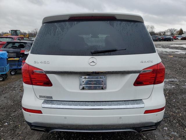 4JGDF6EE9FA442247 - 2015 MERCEDES-BENZ GL 450 4MATIC WHITE photo 6