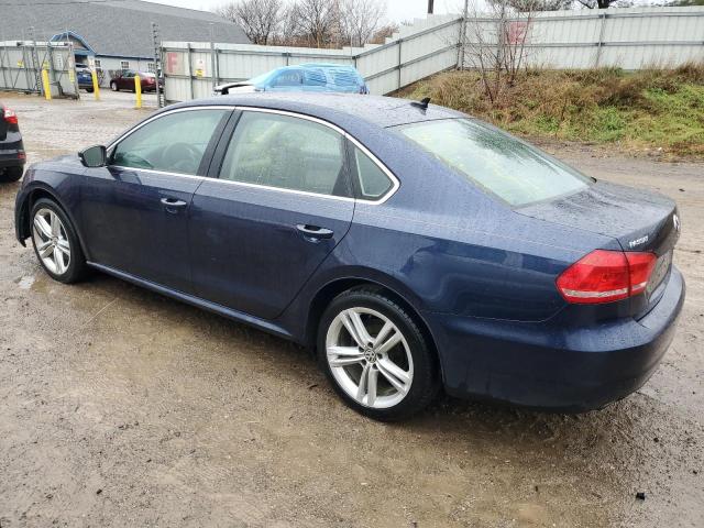 1VWBN7A39EC053245 - 2014 VOLKSWAGEN PASSAT SE BLUE photo 2