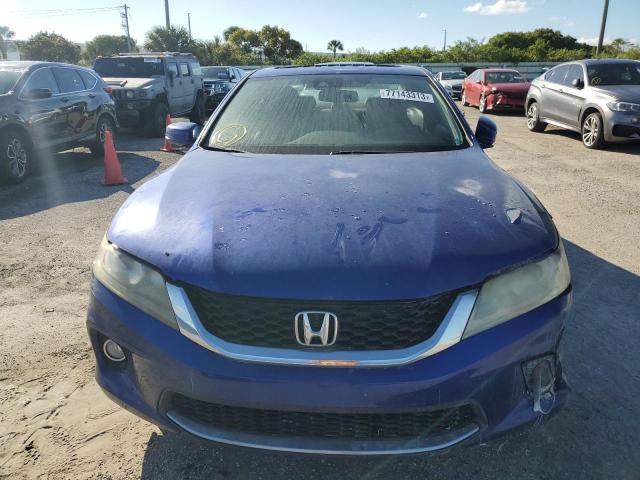 1HGCT1B81FA002986 - 2015 HONDA ACCORD EXL BLUE photo 5