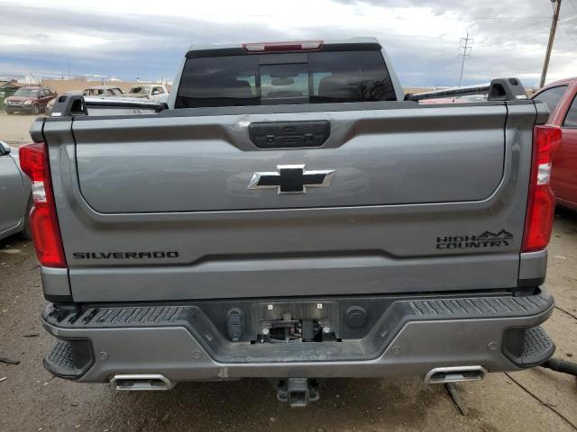 3GCUYHETXNG134562 - 2022 CHEVROLET SILVERADO K1500 HIGH COUNTRY GRAY photo 6